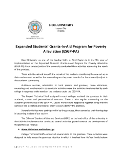 Expanded Students` Grants-In-Aid Program for