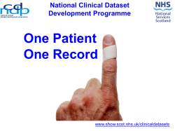 Felicity Naughton - Scottish Stroke Care Audit