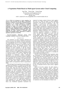 A Negotiation Model Based on Multi-agent System