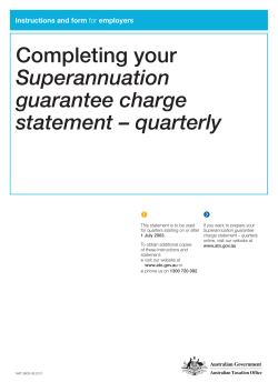 Completing your Superannuation guarantee charge statement