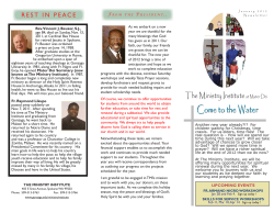 Come to the Water - Gonzaga University