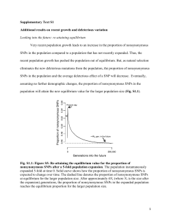 Supplementary Text S1 Additional results on recent growth and