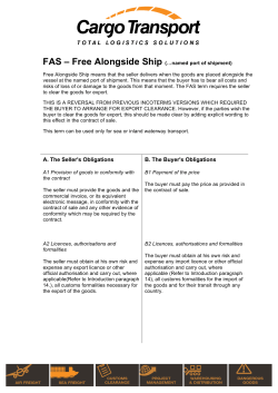 A. The Seller`s Obligations B. The Buyer`s Obligations