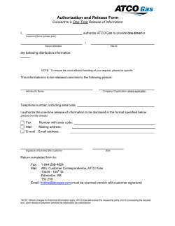 Consent to a One-Time Release of Information