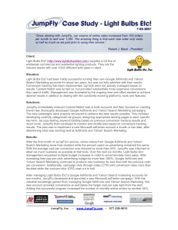 JumpFly Case Study Light Bulbs Etc.