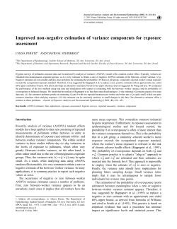 Improved non-negative estimation of variance components