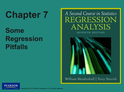 Some Regression Pitfalls