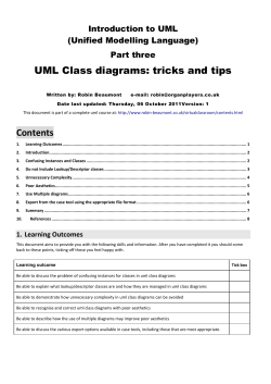 Introduction to ERDs