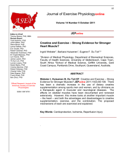 Disclaimer - American Society of Exercise Physiologists