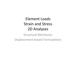 Basic FEA Procedures