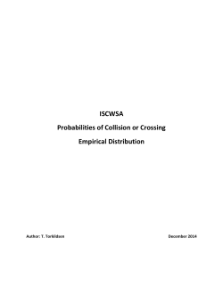 Probabilities of Collision or Crossing