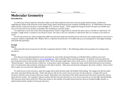Molecular Geometry