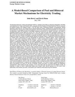 A Model-Based Comparison of Pool and Bilateral Market