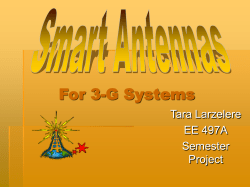 SMART ANTENNAS