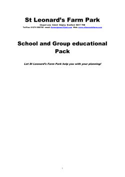 KS1 - St Leonards Farm Park