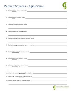 Notesheet - Mishicot FFA