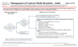Management of Contrast Media Reactions