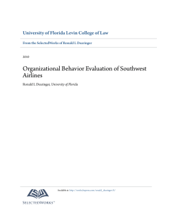 Organizational Behavior Evaluation of Southwest