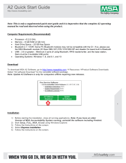 A2 Quick Start Guide