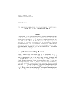 AN EMBEDDING-BASED COMPLETENESS PROOF FOR