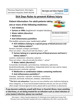 Sick Day Rules AKI Patients