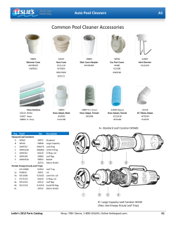 Common Pool Cleaner Accessories