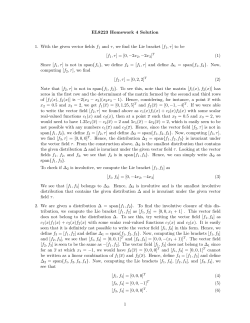EL8223 Homework 4 Solution 1. With the given vector fields f1 and &tau;