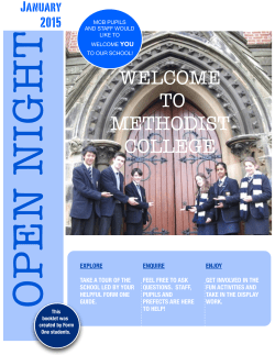 MCB OPEN NIGHT 2015 copy 3 - Methodist College Belfast