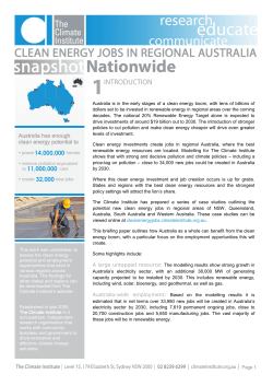 Australia has enough clean energy potential to