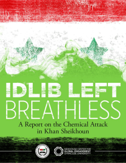 A Report on the Chemical Attack in Khan Sheikhoun