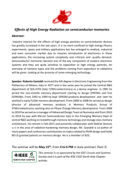 Effects of High Energy Radiation on semiconductor