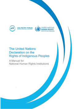 The UNDRIP: A Manual for NHRIs