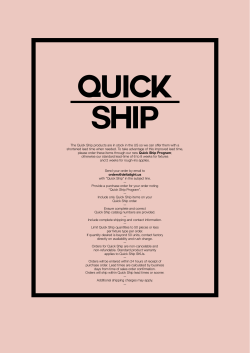 The Quick Ship products are in stock in the US so we