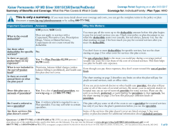 Kaiser Permanente: KP MD Silver 300/15/CSR/Dental/PedDental