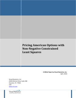 Pricing American Options with Non
