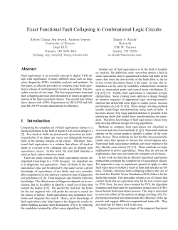 Exact Functional Fault Collapsing in Combinational