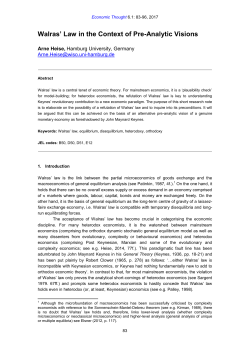 Economics and the Good Life: Keynes and