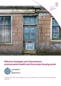 Effective Strategies and Interventions