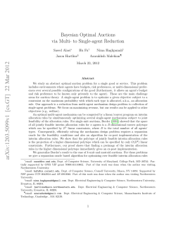 Bayesian Optimal Auctions via Multi- to Single-agent