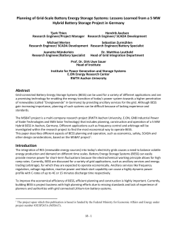 Planning of Grid-Scale Battery Energy Storage Systems: Lessons