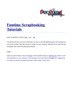 Funtime Scrapbooking Tutorials