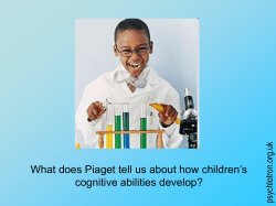 PYB4 &ndash; Cognitive Development