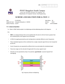 CN1 (Section B, C) - PESIT South Campus