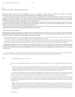 Case 18 Telstra`s National Telemarketing Centre 353