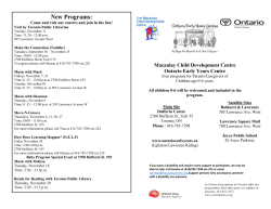 Eglinton Lawrence November 2014