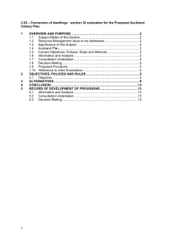Conversion of dwellings