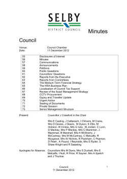 11-12-12 - Selby District Council