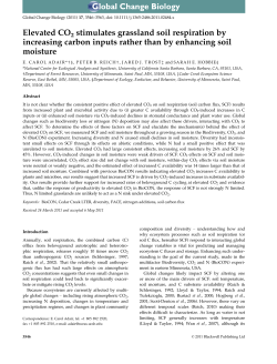 Elevated CO2 stimulates grassland soil respiration by increasing