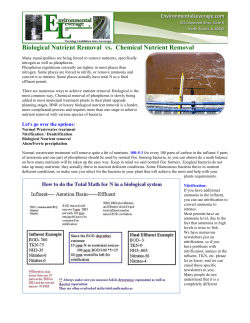 Biological Nutrient Removal