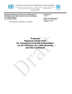 on Air Pollution for Latin America and the Caribbean